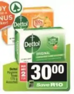 SuperSpar Dettol Hygiene Soap Assorted offer