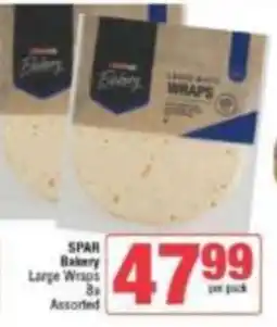 Spar SPAR Bakery Large Wraps Assorted offer