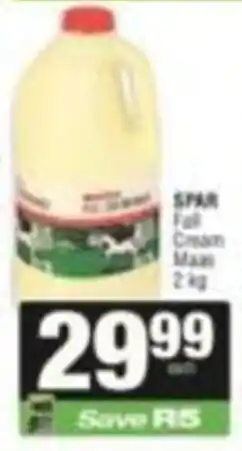 SuperSpar SPAR Full Cream Maa offer