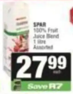 SuperSpar SPAR 100% Fruit Juice Blend Assorted offer
