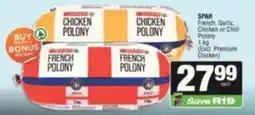 SuperSpar SPAR Chicken Polony offer