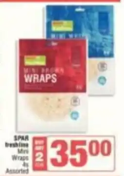SuperSpar SPAR freshline Mini Wraps Assorted offer