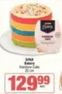 SuperSpar SPAR Bakery Rainbow Cake offer