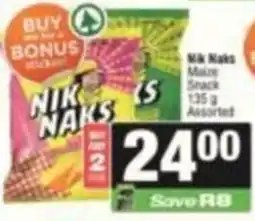 SuperSpar Nik Naks Maize Snack Assorted offer