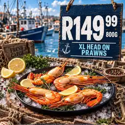 Take 'n Pay XL head on prawns offer