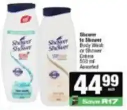 Spar Shower to Shower Body Wash Assorted offer