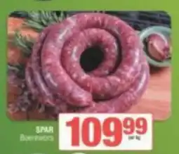 SuperSpar SPAR Boerewors offer