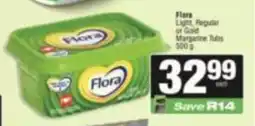SuperSpar Flora Margarine Tubs offer