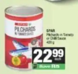 SuperSpar Pilchards in Tomato Sauce offer