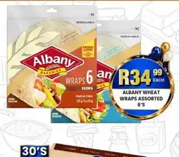 Take 'n Pay Albany Wheat Wraps Assorted offer