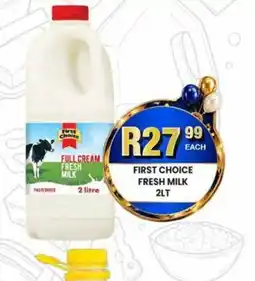 Take 'n Pay First Choice Full Cream Fresh Milk offer
