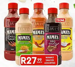 Take 'n Pay MAMA'S SAUCES ASSORTED offer