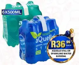 Take 'n Pay aQuelle Still or Sparkling Water offer