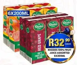 Take 'n Pay Rhodes 100% Fruit Juice Assorted offer