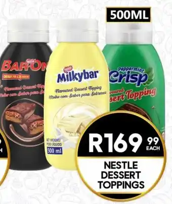 Take 'n Pay Nestle Dessert Toppings offer