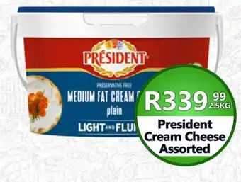 Take 'n Pay President Cream Cheese Assorted offer