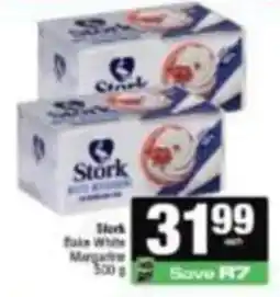 Spar Stork Bake White Margarine offer