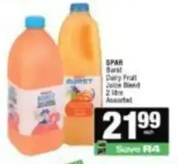 Spar SPAR Burst Dairy Fruit Juice Blend Assorted offer