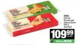 Spar SPAR Full Fat Processed Cheese Slices Assorted offer