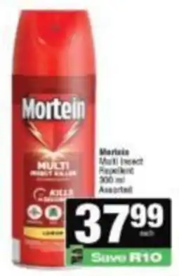 Spar Mortein Multi Insect Repellent Assorted offer