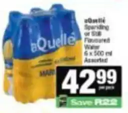 Spar aQuelle Sparkling or Still Flavoured Water Assorted offer