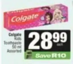 SuperSpar Colgate Kids Toothpaste Assorted offer