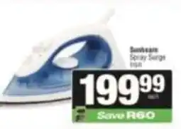 SuperSpar Sunbeam Spray Surge Iron offer