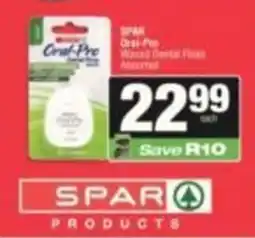 SuperSpar Oral-Pro Waxed Dental Floss Assorted offer