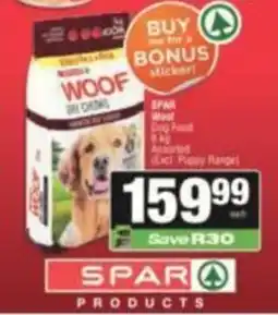 SuperSpar WOOF Dry Dog Food Assorted offer