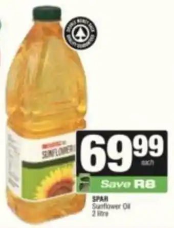 KwikSpar SPAR Sunflower Oil offer