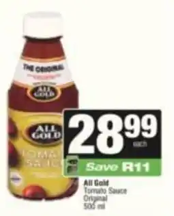 KwikSpar All Gold Tomato Sauce Original offer