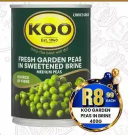 Take 'n Pay KOO GARDEN PEAS IN BRINE offer