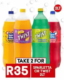 Take 'n Pay Sparletta or Twist 2LT offer
