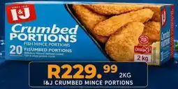 Take 'n Pay I&J Crumbed Mince Portions offer