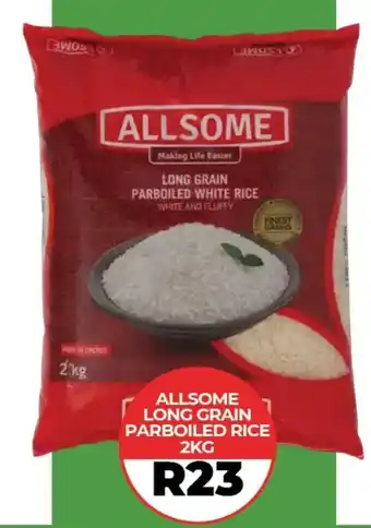 Allsome long grain parboiled white rice