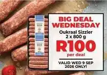 Food Lover's Market Oukraal sizzler offer