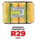 Food Lover's Market Sweetcorn prepacks offer
