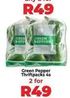 Food Lover's Market Green pepper thriftpacks offer