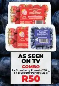 Strawberry & blueberry combo