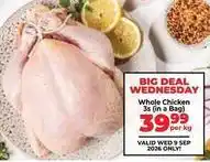 Food Lover's Market Whole chicken offer