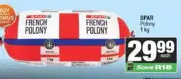 SuperSpar Spar - french polony offer