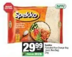 SuperSpar Spekko - parboiled rice orange bag offer