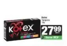 SuperSpar Kotex - tampons offer