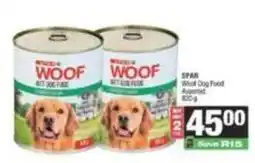 SuperSpar Spar - wet dog food offer