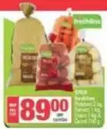 SuperSpar Potatoes, onions & carrots offer