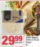SuperSpar Spar - white or brown wraps offer