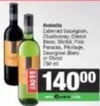 SuperSpar Cabernet sauvignon, chardonnay, chenin blanc, merlot, pink moscato, pinotage, sauvignon blanc offer