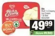 SuperSpar Ola - rich 'n creamy ice cream offer