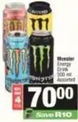 SuperSpar Monster - energy drink offer