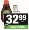 SuperSpar Spar - syrup offer